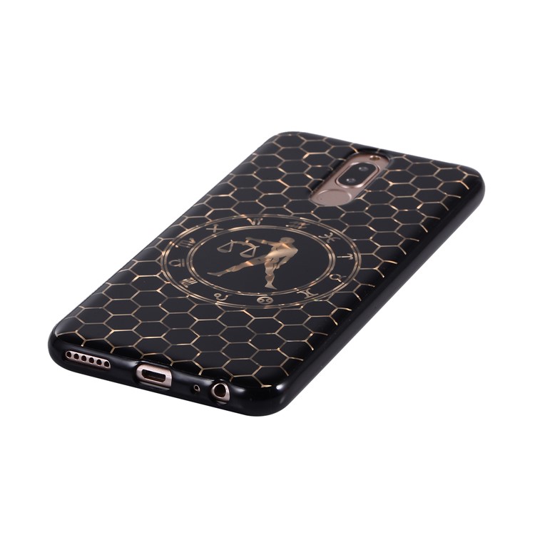 Electroplating Constellation Pattern TPU Case for Huawei Mate 10 Lite/nova 2i/Maimang 6/Honor 9i (India) - Libra-3