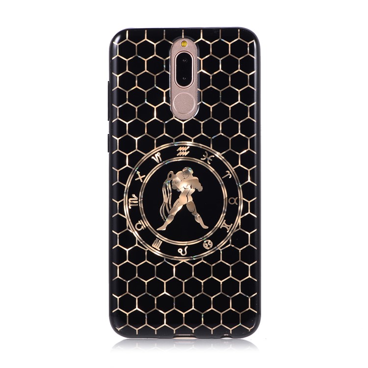 Electroplating Constellation Pattern TPU Cover for Huawei Mate 10 Lite/nova 2i/Maimang 6/Honor 9i (India) - Aquarius-2
