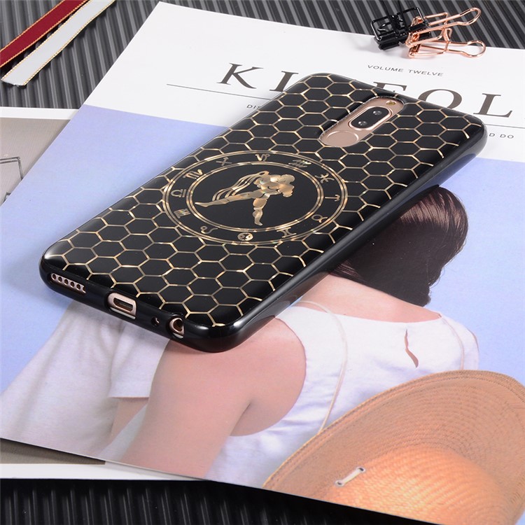 Electroplating Constellation Pattern TPU Cover for Huawei Mate 10 Lite/nova 2i/Maimang 6/Honor 9i (India) - Aquarius-6