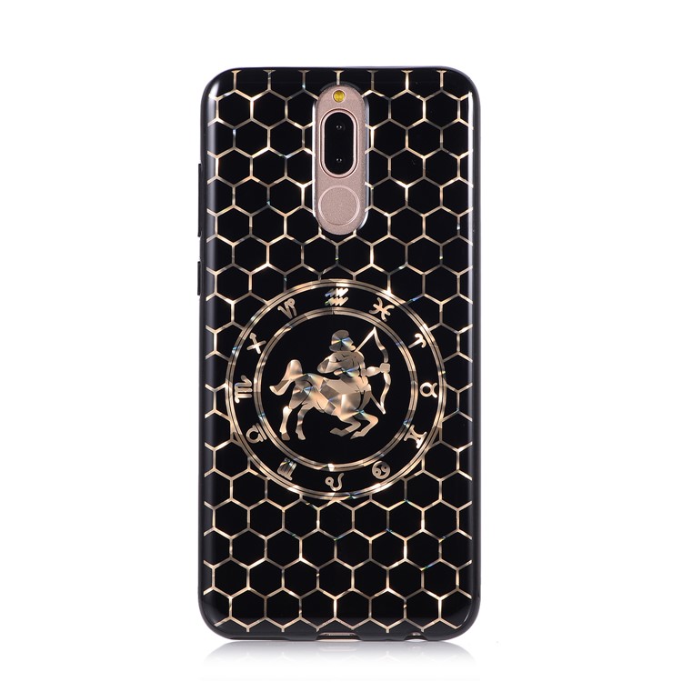 Electroplating Constellation Pattern TPU Cell Phone Cover for Huawei Mate 10 Lite/nova 2i/Maimang 6/Honor 9i (India) - Sagittarius-2