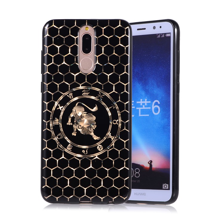 Electroplating Constellation Pattern TPU Back Case for Huawei Mate 10 Lite/nova 2i/Maimang 6/Honor 9i (India) - Leo-1