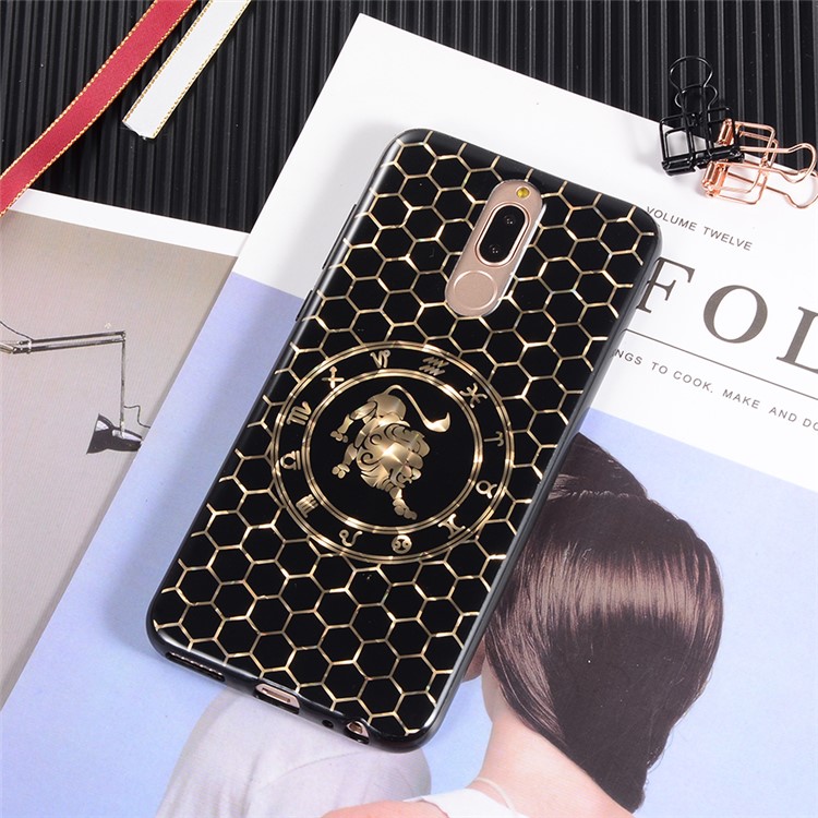 Electroplating Constellation Pattern TPU Back Case for Huawei Mate 10 Lite/nova 2i/Maimang 6/Honor 9i (India) - Leo-3