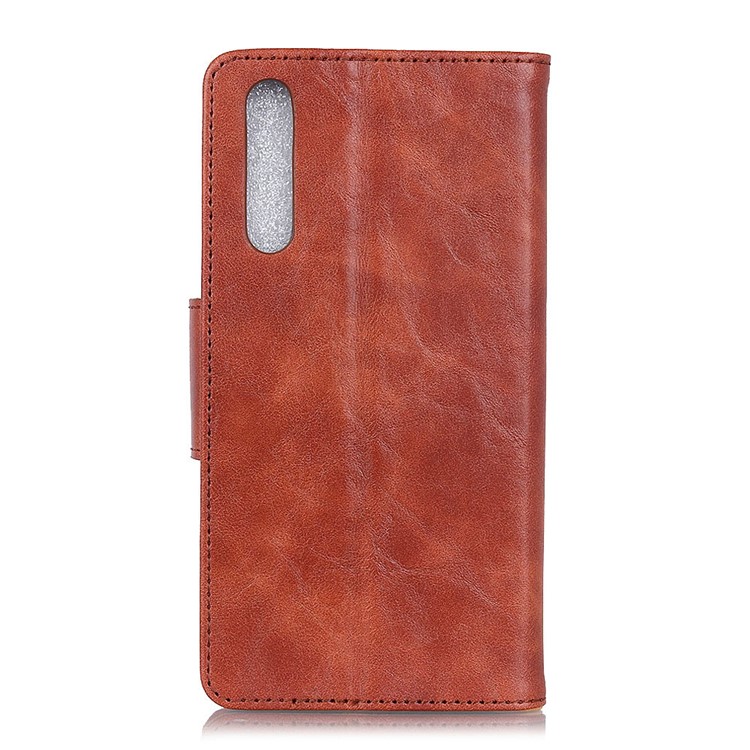 Crazy Horse Magnetic Leather Stand Case for Huawei P20 Pro - Brown-5