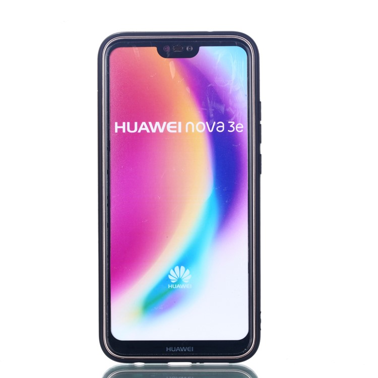 Rubberized Embossed PC + TPU Phone Case for Huawei P20 Lite/Nova 3e - Dream Catcher-3