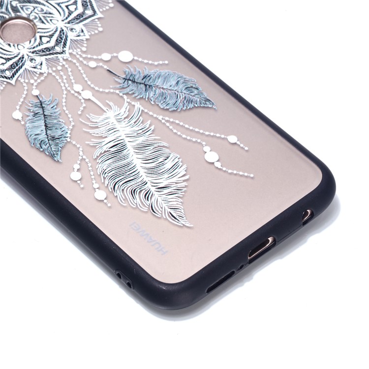 Rubberized Embossed PC + TPU Phone Case for Huawei P20 Lite/Nova 3e - Dream Catcher-4