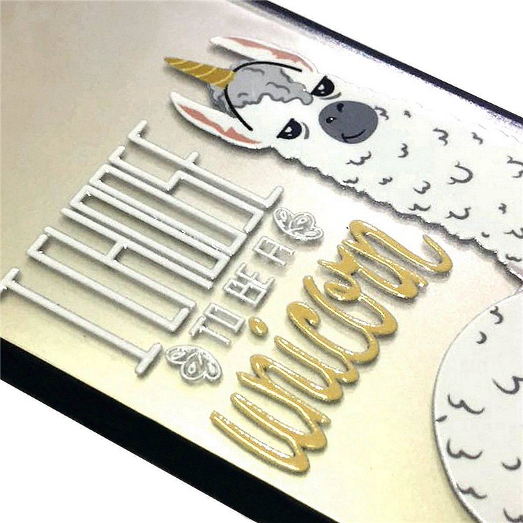 Rubberized Embossed PC + TPU Phone Shell for Huawei P20 Lite/Nova 3e - Alpaca Unicorn-7