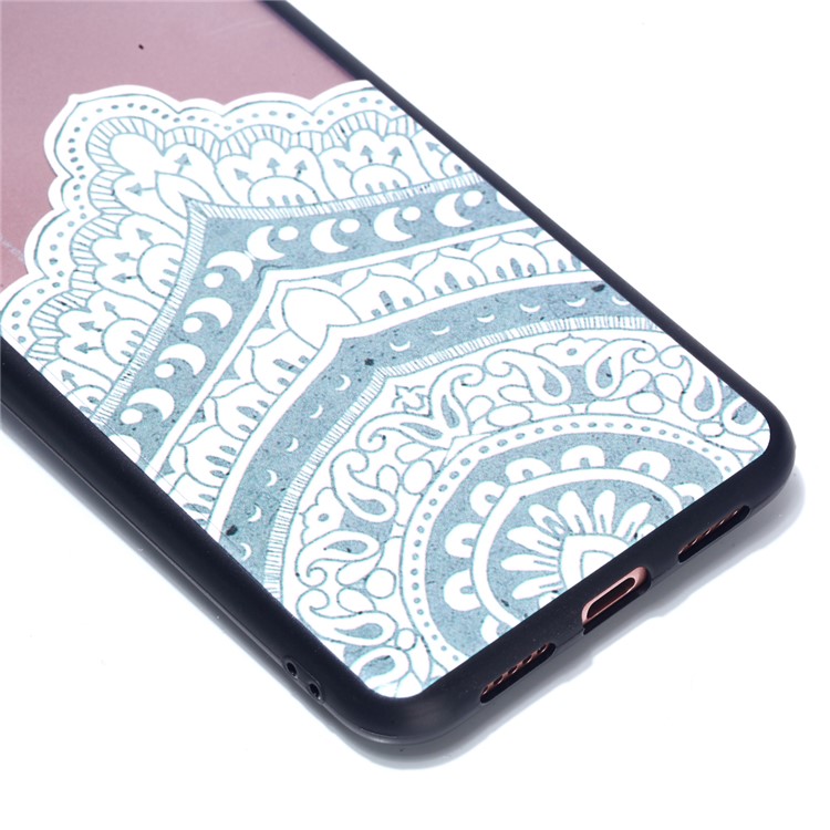 For Huawei P20 Pro Embossed Rubberized PC TPU Hybrid Cell Phone Shell - Unique Pattern-3