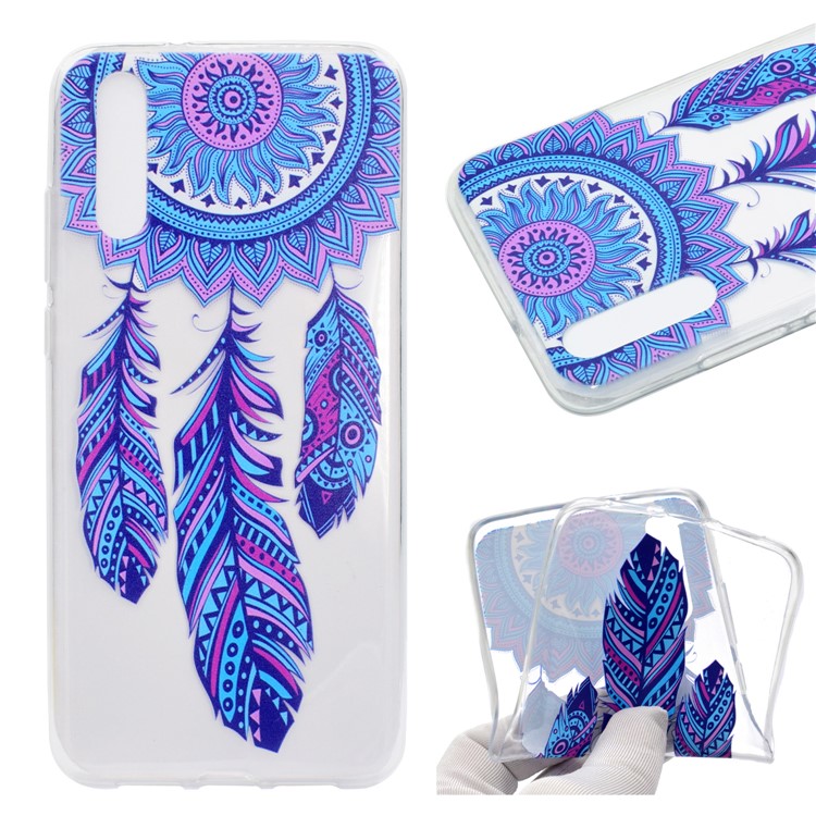 Pattern Printing Soft TPU Back Shell for Huawei P20 - Dream Catcher-1