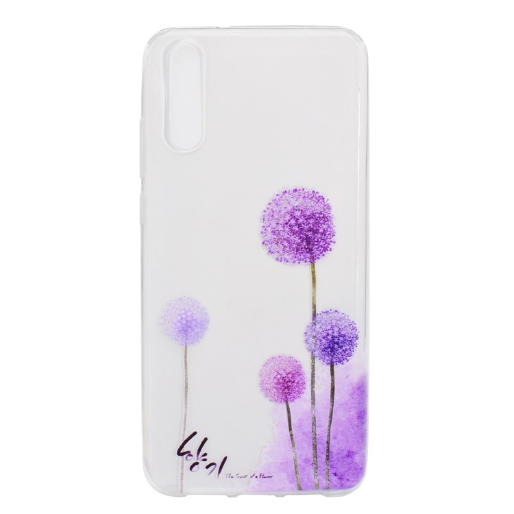 Pattern Printing Soft TPU Back Case Accessory for Huawei P20 - Dandelion-2
