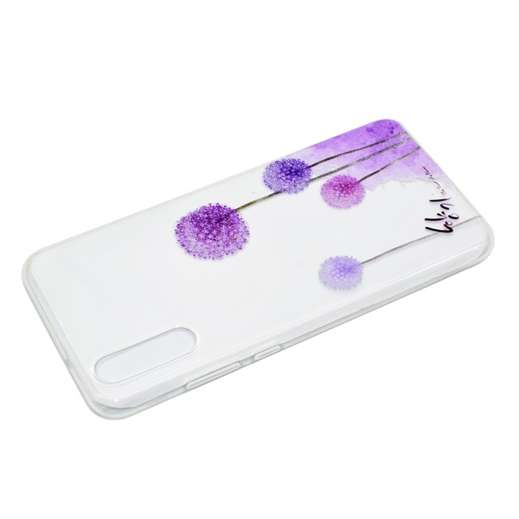 Pattern Printing Soft TPU Back Case Accessory for Huawei P20 - Dandelion-4