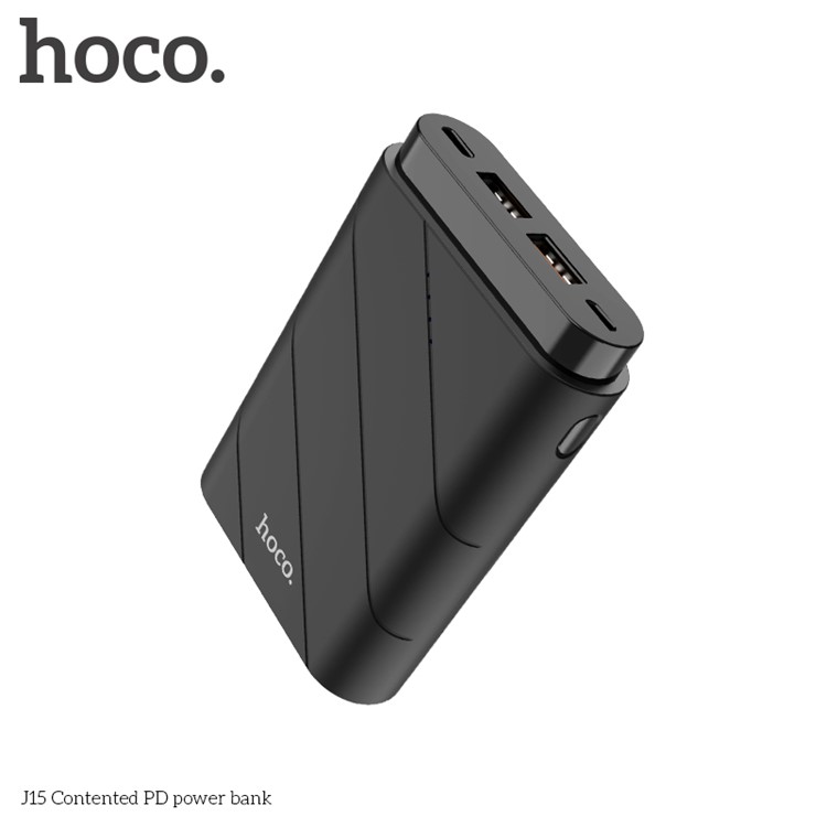 HOCO J15 18W 10000mAh Contented PD Power Bank Dual USB Output-2