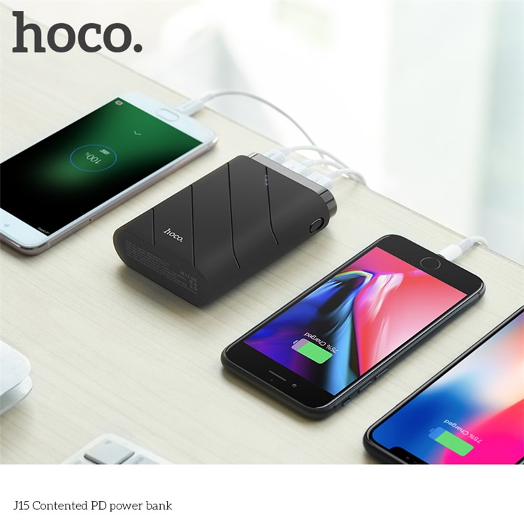 HOCO J15 18W 10000mAh Contented PD Power Bank Dual USB Output-7