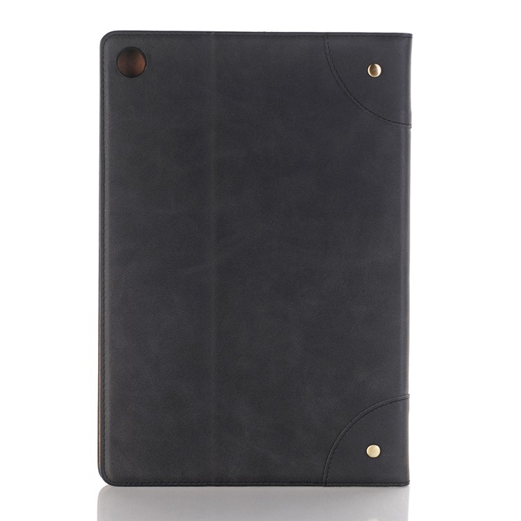 Crazy Horse Texture Retro PU Leather Wallet Smart Case for Huawei MediaPad M5 10/M5 10 (Pro) - Black-3