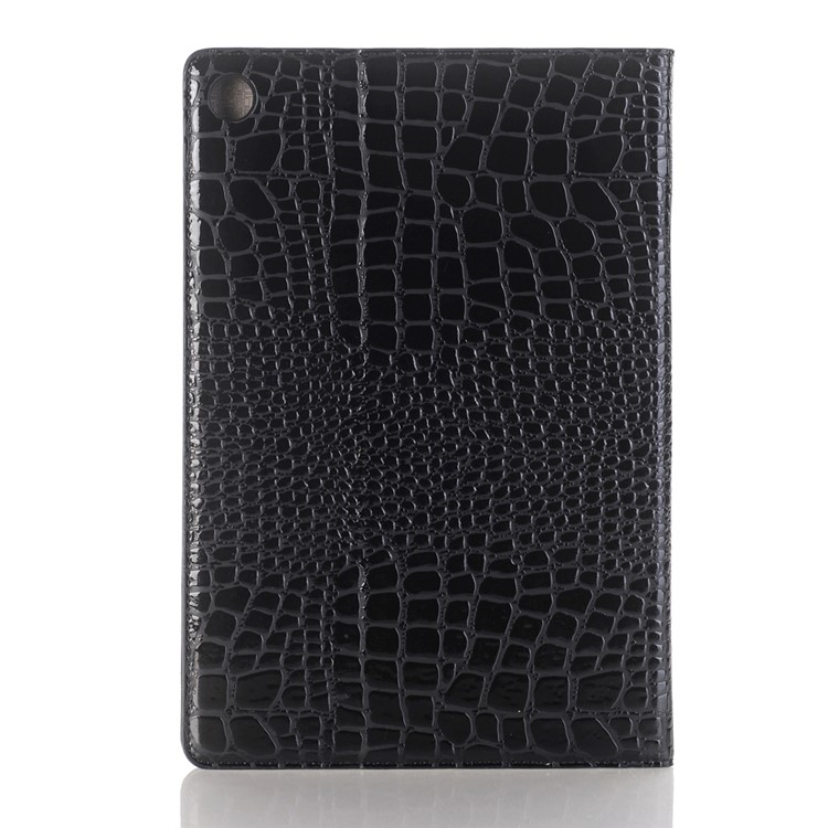 Crocodile Texture Wallet Stand Leather Smart Case for Huawei MediaPad M5 10/M5 10 (Pro) - Black-3