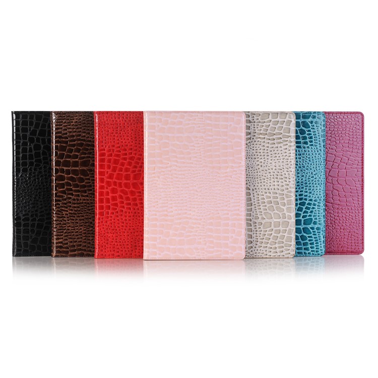 Crocodile Texture Wallet Stand Leather Smart Case for Huawei MediaPad M5 10/M5 10 (Pro) - Black-8