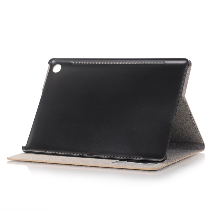 Crocodile Texture Wallet Stand Leather Smart Cover for Huawei MediaPad M5 10/M5 10 (Pro) - Gold-5