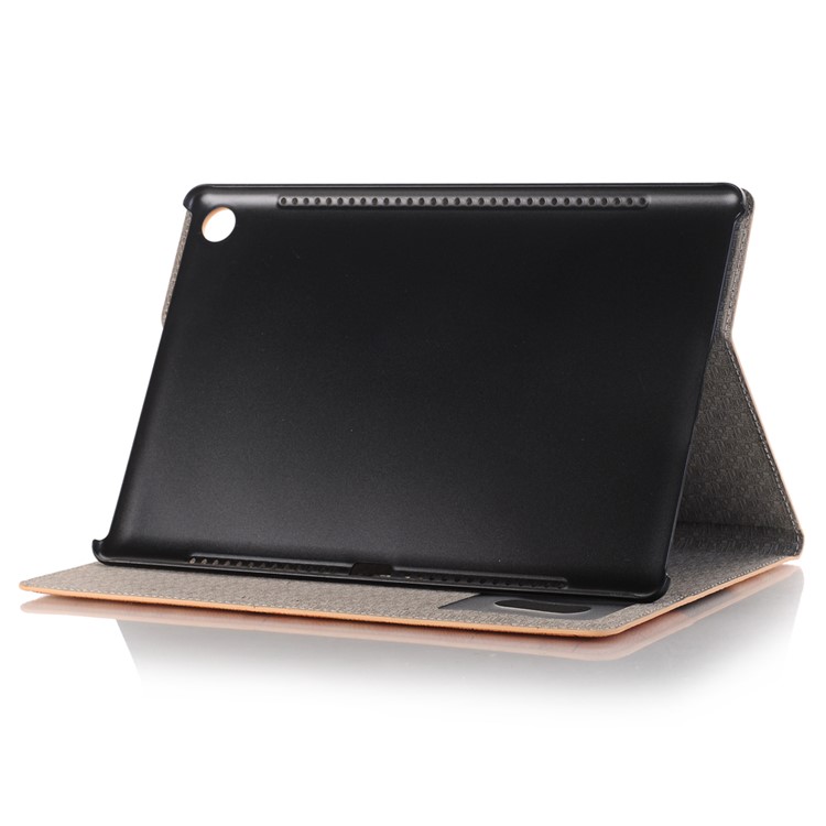 Map Pattern Stand Wallet Leather Case for Huawei MediaPad M5 10/M5 10 (Pro) - Beige-6