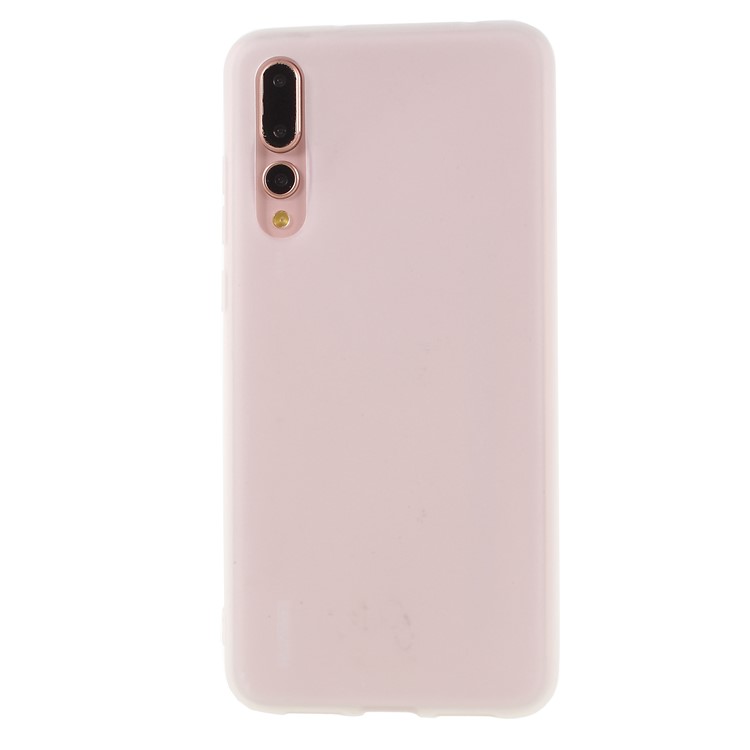 TPU Cell Phone Matte Cover Shell for Huawei P20 Pro - White-3