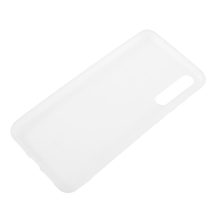 TPU Cell Phone Matte Cover Shell for Huawei P20 Pro - White-4