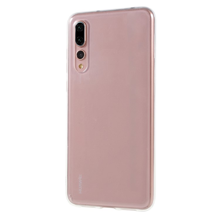 TPU Matte Phone Casing Accessory for Huawei P20 Pro - Transparent-1