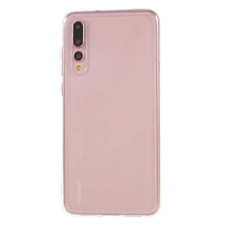 TPU Matte Phone Casing Accessory for Huawei P20 Pro - Transparent-3