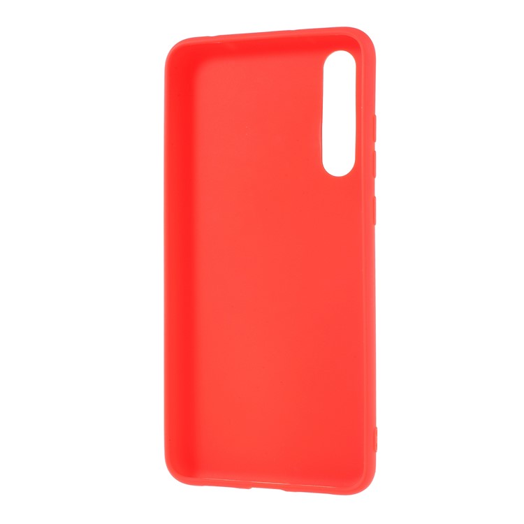 Matte TPU Mobile Phone Lightweight Case for Huawei P20 Pro - Red-4