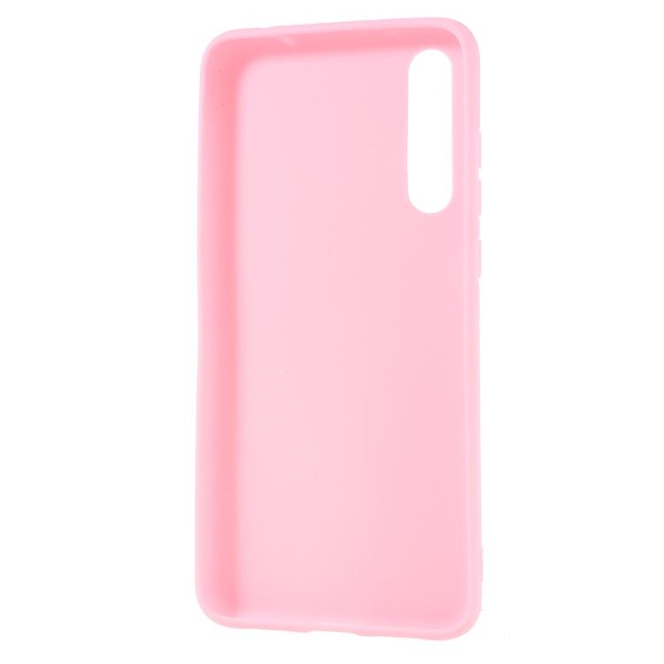 Matte Soft TPU Featherweight Phone Case for Huawei P20 Pro - Pink-4