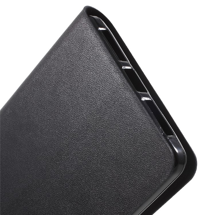 DOORMOON Genuine Leather Stand Case for Huawei Ascend Mate8 - Black-7