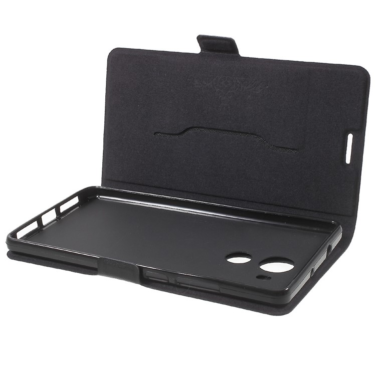 DOORMOON Genuine Leather Stand Case for Huawei Ascend Mate8 - Black-8