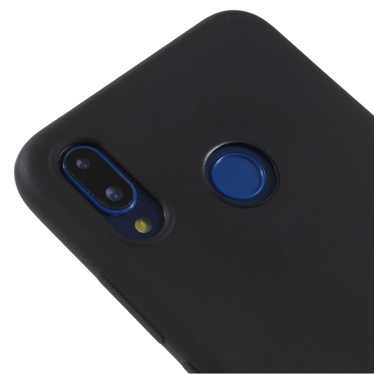 Matte TPU Shell Cover Case for Huawei P20 Lite / Nova 3e (China) - Black-5