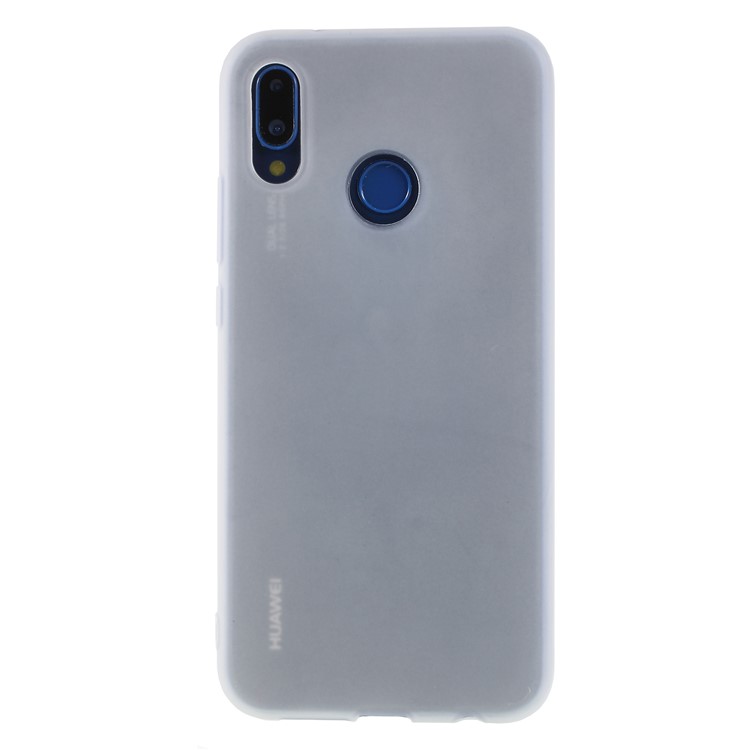 Frosted TPU Phone Cover for Huawei P20 Lite / Nova 3e (China) - White-3