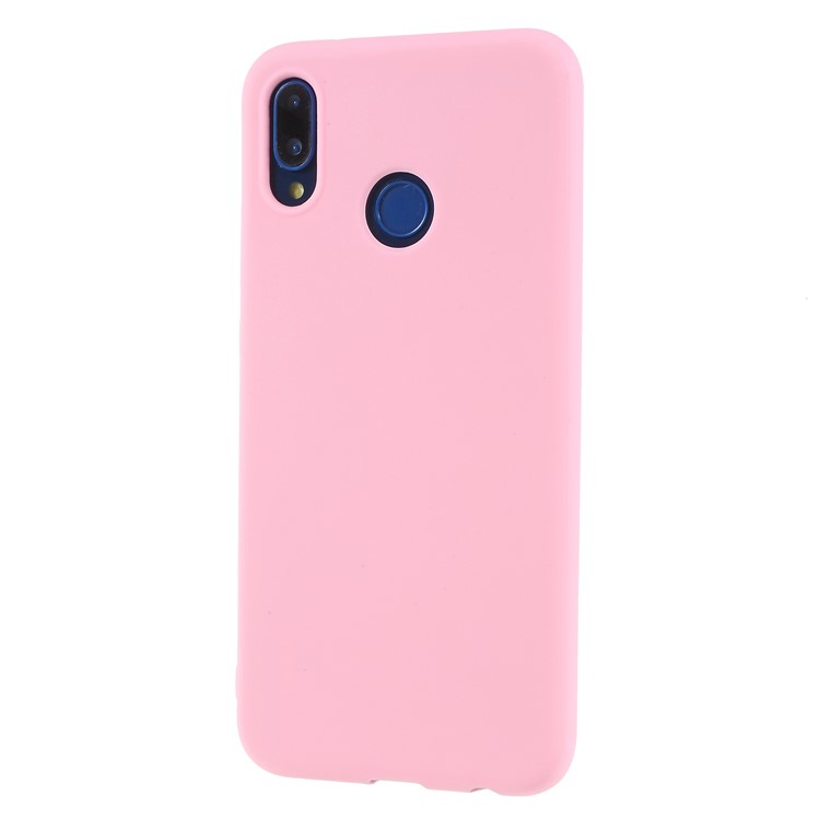 Matte Soft TPU Phone Casing for Huawei P20 Lite / Nova 3e (China) - Pink-1