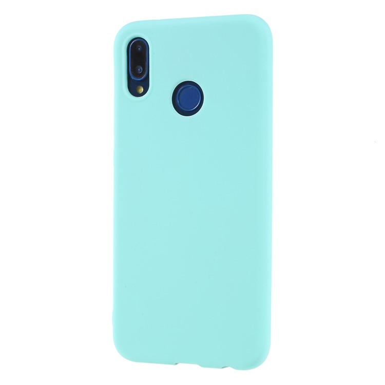 For Huawei P20 Lite / Nova 3e (China) Frosted TPU Back Case Accessory - Cyan-1