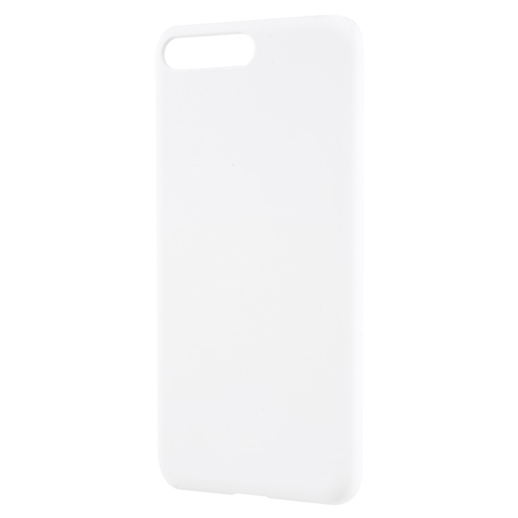 Rubberized Plastic Hard Phone Casing for Huawei Y6 (2018)/Honor 7A (without Fingerprint Sensor) - White-1