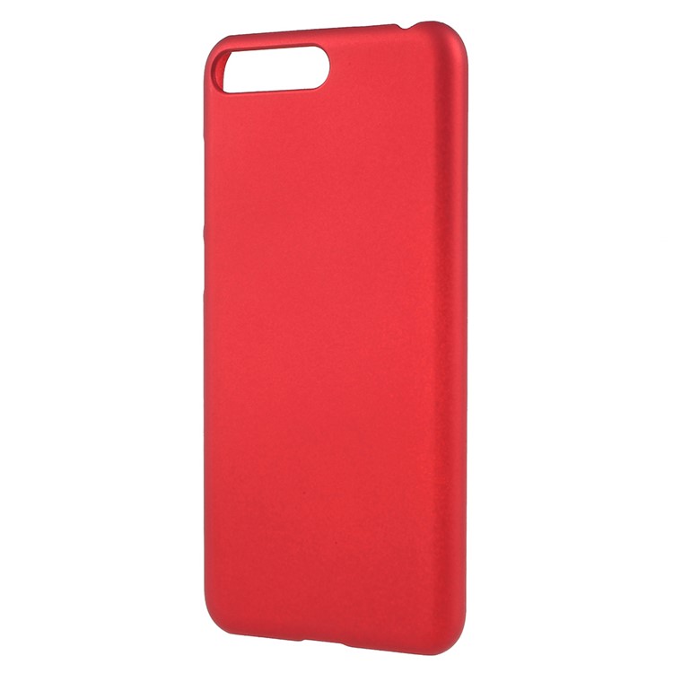 Rubberized Plastic Hard Phone Cover for Huawei Y6 (2018)/Honor 7A (without Fingerprint Sensor) - Red-2