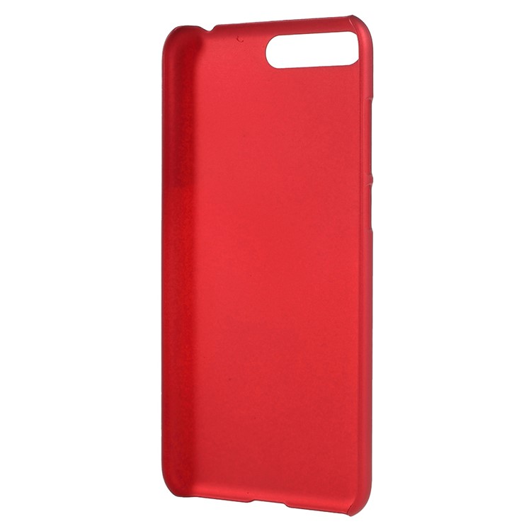 Rubberized Plastic Hard Phone Cover for Huawei Y6 (2018)/Honor 7A (without Fingerprint Sensor) - Red-3