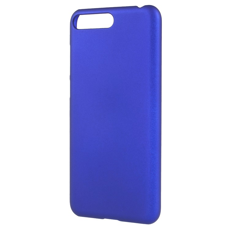 Rubberized Plastic Phone Accessory Case for Huawei Y6 (2018)/Honor 7A (without Fingerprint Sensor) - Dark Blue-2