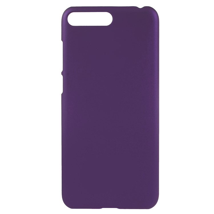 Rubberized Plastic Hard Protective Cover for Huawei Y6 (2018)/Honor 7A (without Fingerprint Sensor) - Purple-1