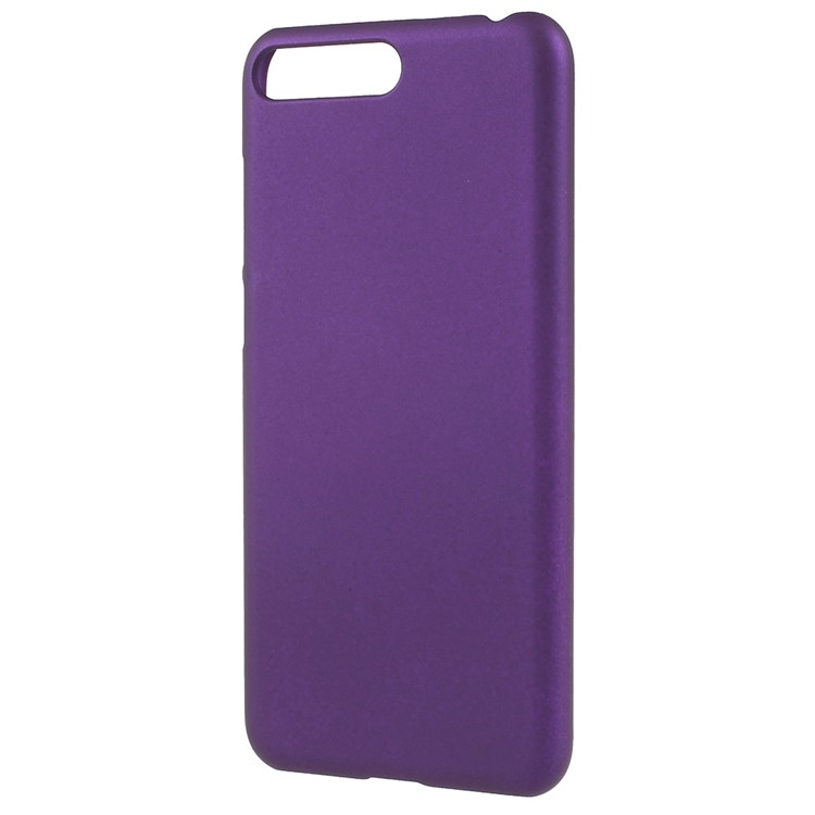 Rubberized Plastic Hard Protective Cover for Huawei Y6 (2018)/Honor 7A (without Fingerprint Sensor) - Purple-2