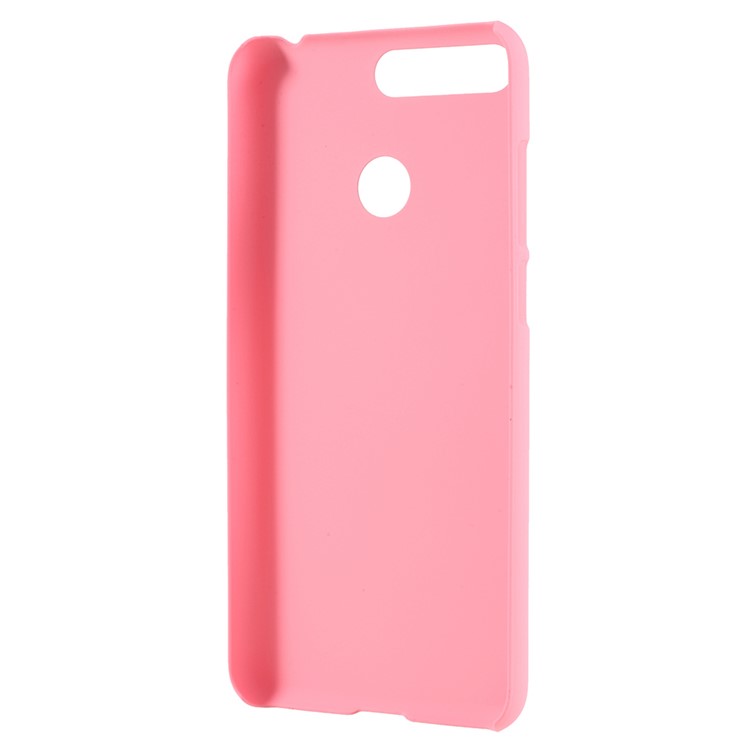 Rubberized Hard Cell Phone Case for Huawei Enjoy 8E / Honor 7A Pro / Honor 7A (with Fingerprint Sensor) - Pink-3