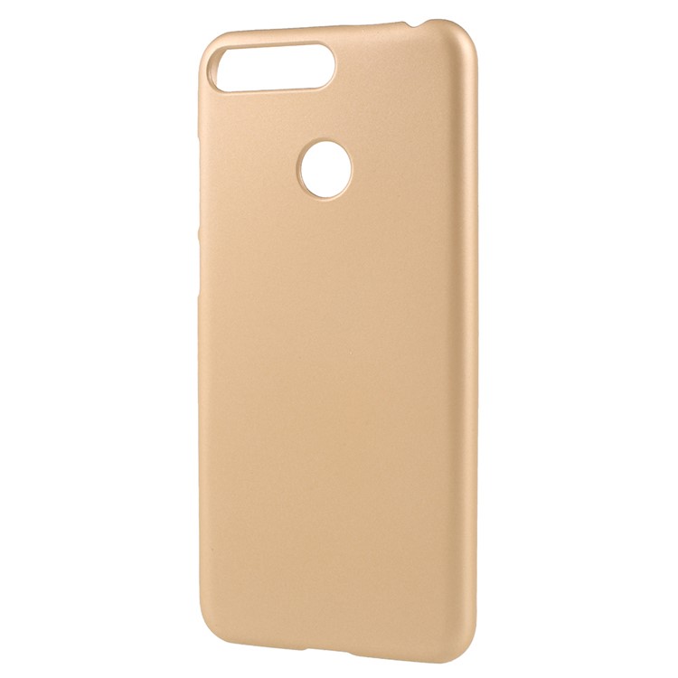 Rubberized Hard Protection Case for Huawei Enjoy 8E / Honor 7A Pro / Honor 7A (with Fingerprint Sensor) - Gold-2