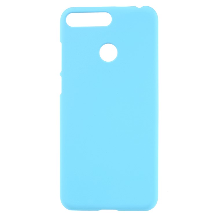 Rubberized Hard Cover Shell for Huawei Enjoy 8E / Honor 7A Pro / Honor 7A (with Fingerprint Sensor) - Baby Blue-1