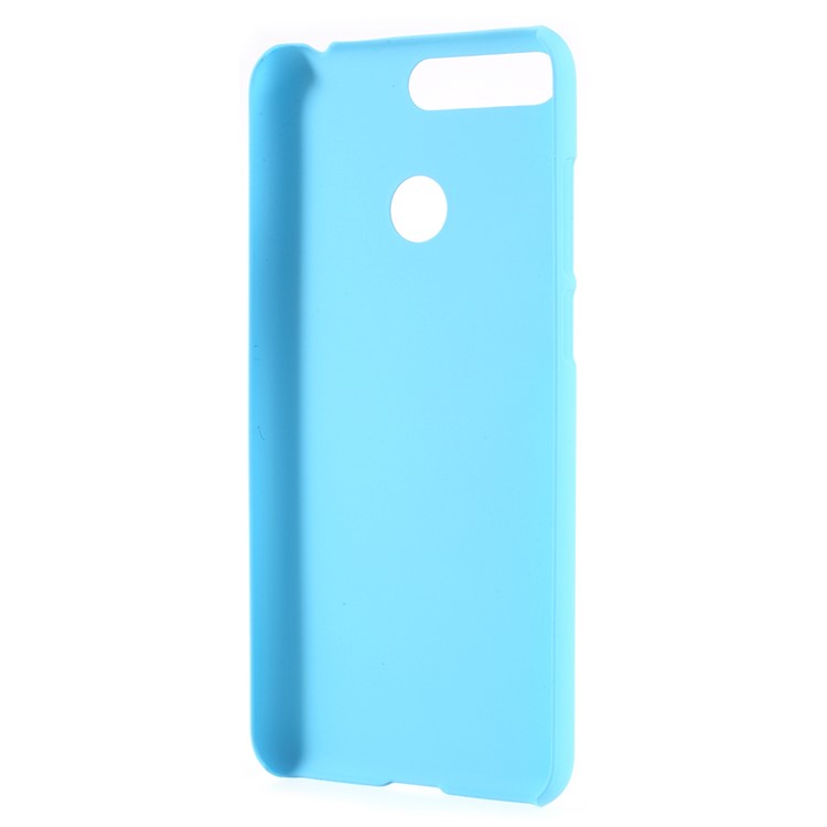 Rubberized Hard Cover Shell for Huawei Enjoy 8E / Honor 7A Pro / Honor 7A (with Fingerprint Sensor) - Baby Blue-3