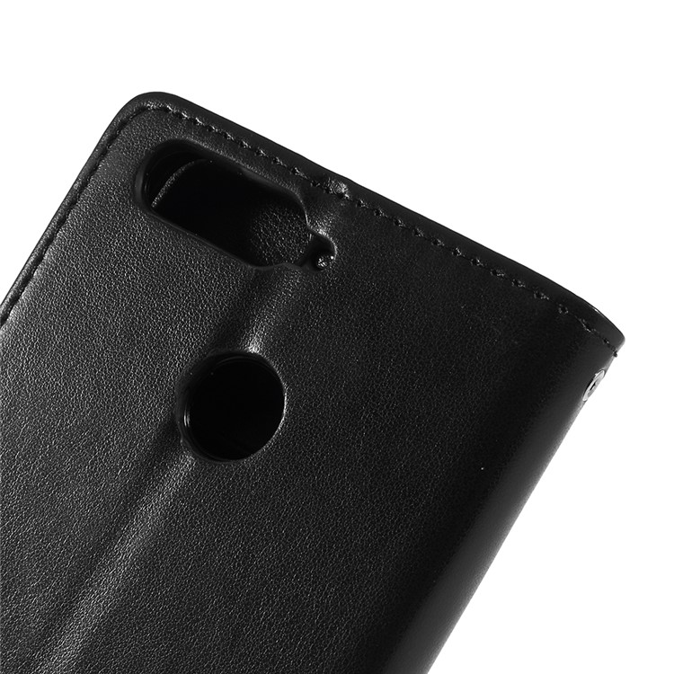 Imprint Butterfly Flowers Leather Wallet Case for Huawei Honor 7A (with Fingerprint Sensor)/Honor 7A Pro/Enjoy 8e - Black-5