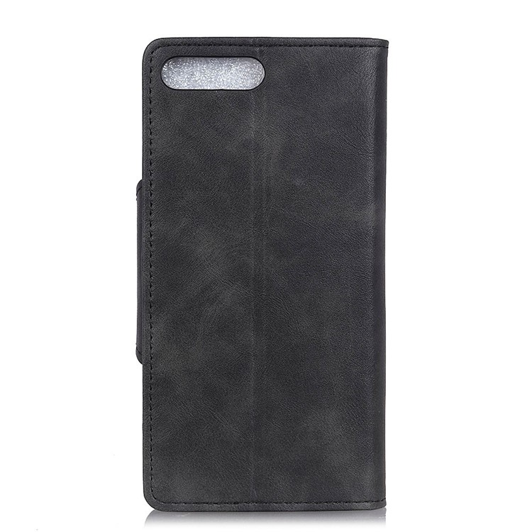 PU Leather Wallet Case with Stand for Huawei Y6 (2018) / Honor 7A (without Fingerprint Sensor) - Black-11