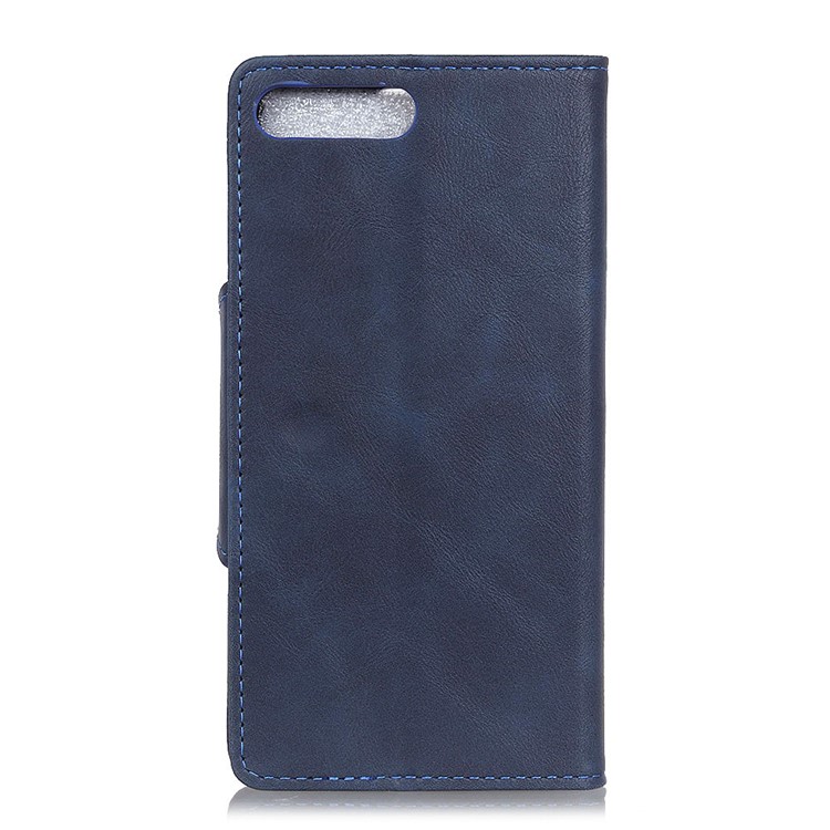 PU Leather Card Holder Mobile Phone Shell for Huawei Honor 10 - Dark Blue-6