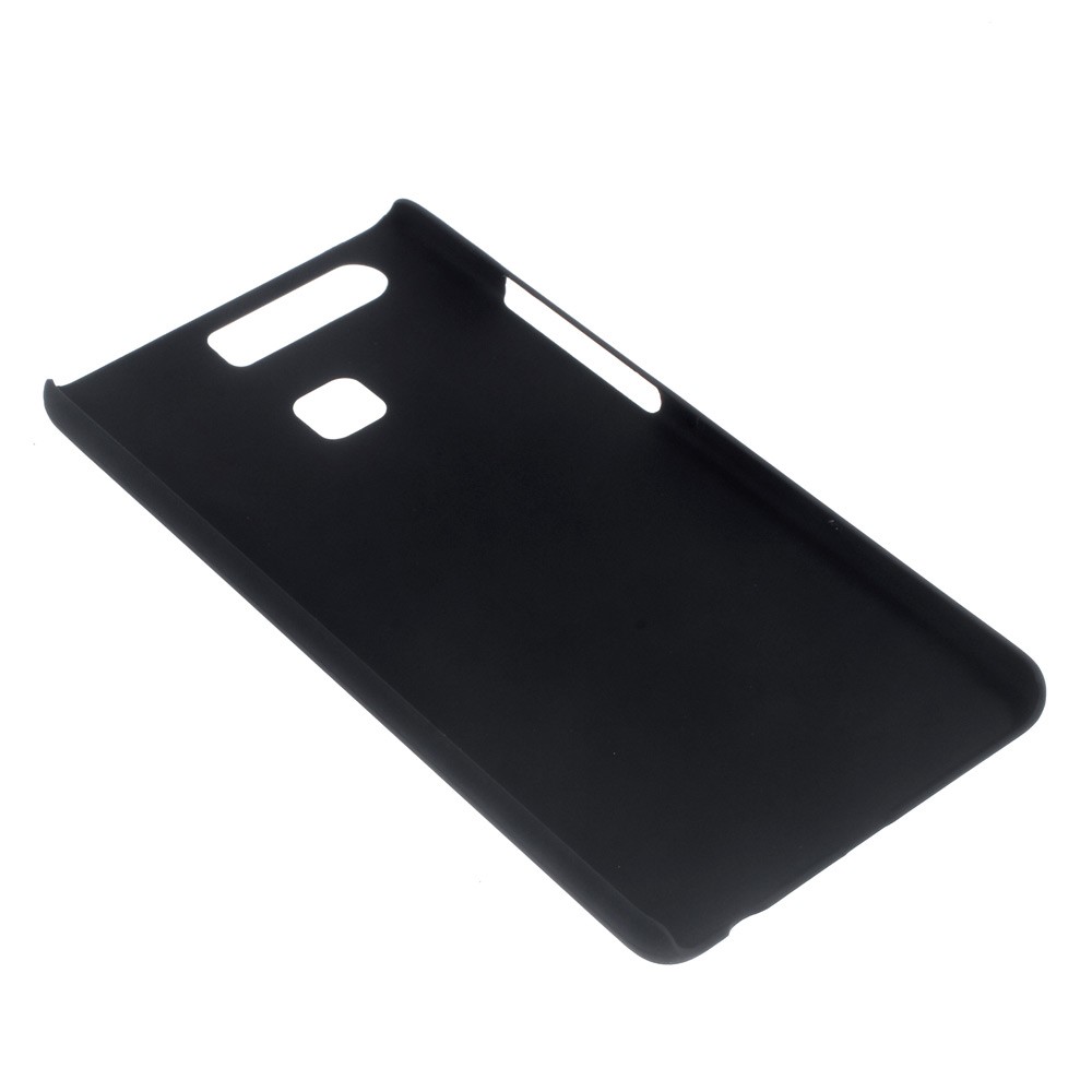 Coperchio in Plastica in Plastica Gommata Per Huawei P9 - Nero-3