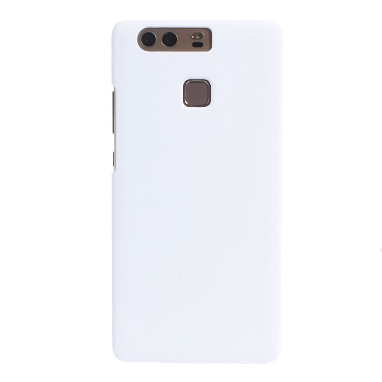 Rubberized Plastic Hard Back Cover for Huawei P9 - White-2