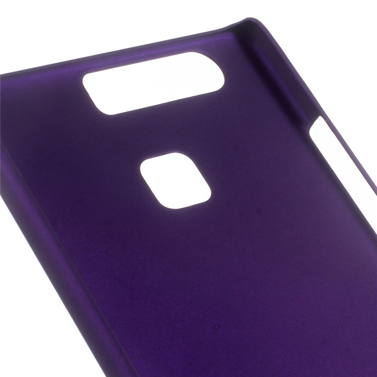 Rubberized Plastic Hard Cover Case for Huawei P9 - Purple-4