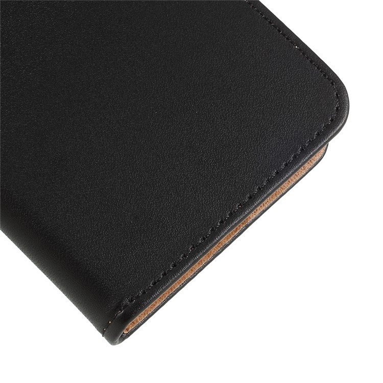 PU Leather Magnetic Wallet Phone Cover with Stand for Huawei P20 Lite / Nova 3e (China) - Black-4